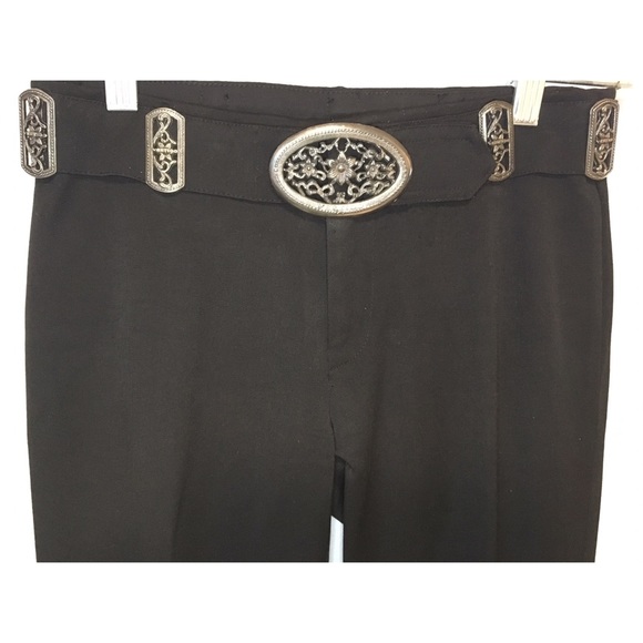 SOLD❌Vertigo Paris Dress Black Pants W/Logo - Picture 4 of 8